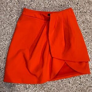 NBD mini skirt/skort bright orange. XXS